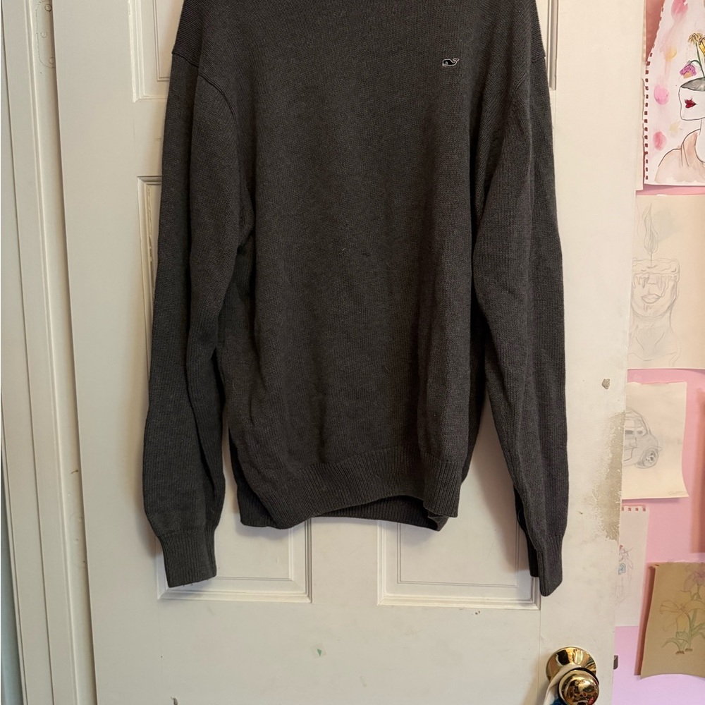 Vineyard Vines Charcoal Crewneck Sweater